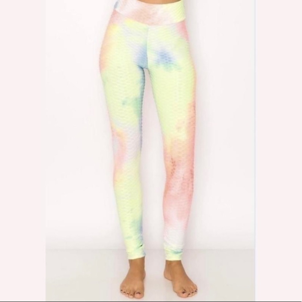 TIE DYE Booty Yoga Pants Women High Waisted